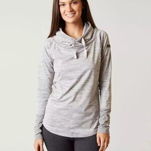 Avalanche Cowl Neck Pullover Fitted Athletic Wear Size XL